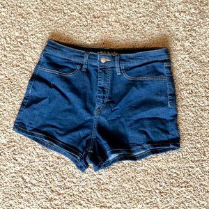 High Waist Denim Shorts